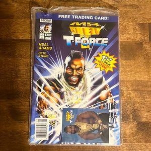 Mr T and the T-Force 1st Issue Comic Book with Trading Card